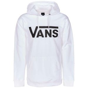 White Vans logo hoodie
